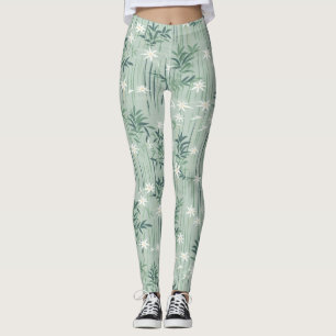 Serene Bamboe Bloesem Aziatisch (7) Leggings