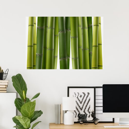 Serene Bamboo Poster (Thuiskantoor)