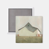 Serene Barn - gebroken wit Magneet (Voorkant / Achterkant)
