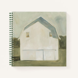 Serene Barn - White Notitieboek
