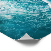 Serene Beach Sunset - Affiche du paysage côtier (Coin)