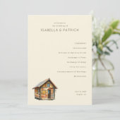 Serene Beige Houten Chalet Programma (Staand voorkant)