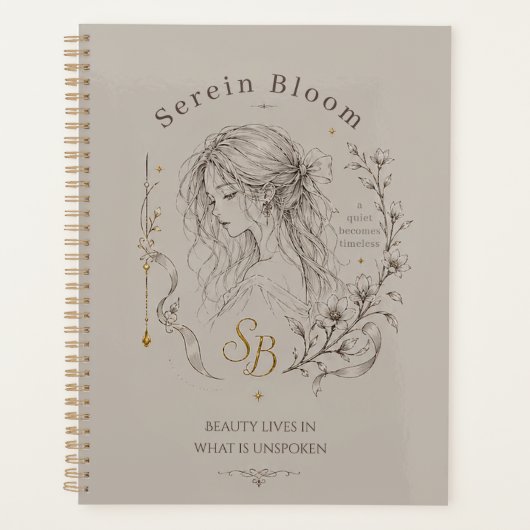 Serene Bloem Planner (Voorkant)