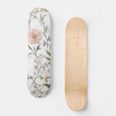 Serene Bloemblaadjes Skateboard (Voorkant)