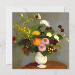 Serene Bloemen Stilleven Print Kaart