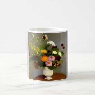 Serene Bloemen Stilleven Print Koffiemok