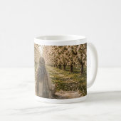 Serene Bloom Botanical Garden Mug Romantic Cottage (Devant droit)