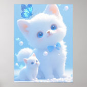 Serene Blue: Het verhaal van een Kat Poster (Voorkant)