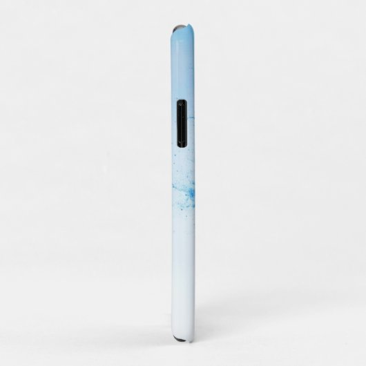 Serene Blue Wave Splashes Case-Mate iPhone Case (Achterkant/rechts)