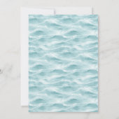 Serene Blue Wave Wedding Invitation (Dos)