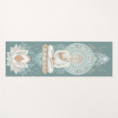 Serene Boeddha Yoga Mat voor Mindfulness Praktijk (Voorkant (horizontaal))