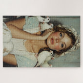 Serene Boerderij Maiden White Doves - Symbool van Legpuzzel (Horizontaal)