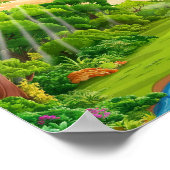 Serene Boslandschap Poster (Hoek)