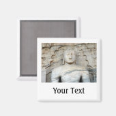 Serene Buddha Afbeelding Magneet (Voorkant / Achterkant)