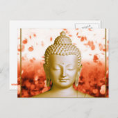 Serene Buddha briefkaart (Voorkant / Achterkant)