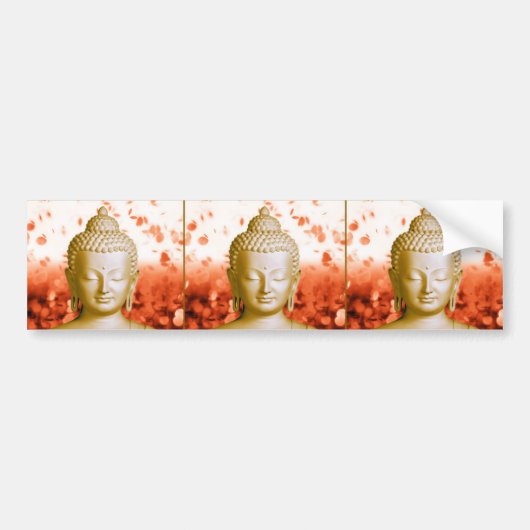 Serene Buddha bumpersticker (Voorkant)