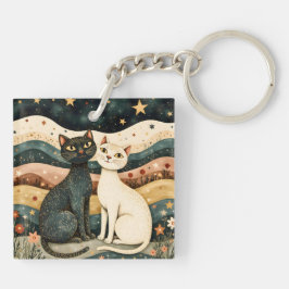 Serene Cats Sleutelhanger