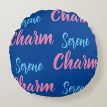Serene Charm Rond Kussen