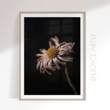 Serene daisy bloem stilleven foto muur kunst