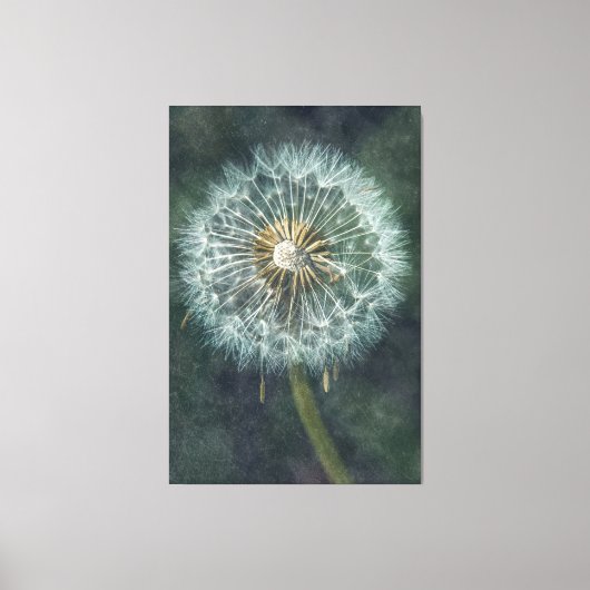 Serene Dandelion Canvas Art - Tijdloze Natuur INSP Afdruk (Voorkant)