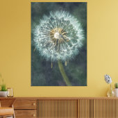 Serene Dandelion Canvas Art - Tijdloze Natuur INSP Afdruk (Insitu (Woonkamer))