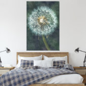 Serene Dandelion Canvas Art - Tijdloze Natuur INSP Afdruk (Insitu (Slaapkamer))