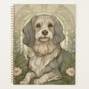 Serene Dog Planner avec un design apaisant