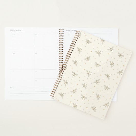 Serene Dragonflies Planner (Devant avec enveloppe)