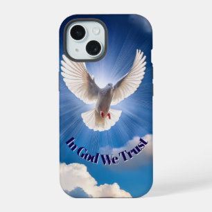 Serene Duif Omarm Troost iPhone 15 Hoesje