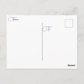 " SERENE DUO " BRIEFKAART (Achterkant)