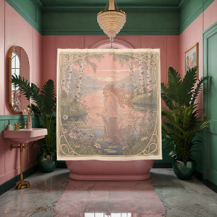 Serene Elegance Nouveau Badserie Douchegordijn