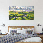 Serene Fields Canvas Afdruk (Insitu (Slaapkamer))