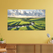Serene Fields Canvas Afdruk (Insitu (Woonkamer))