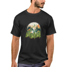 Serene Forest Hike & Deer | Natuur Lover's Graphic