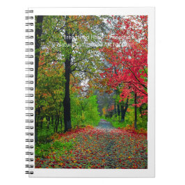 Serene Forest Notebook Cover - Peaceful Woodland  Notitieboek