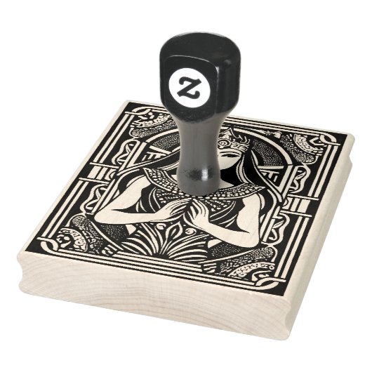 Serene Goddess Rubber Stamp Rubberstempel (Stempel)