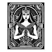Serene Goddess Rubber Stamp Rubberstempel (Afrduk)