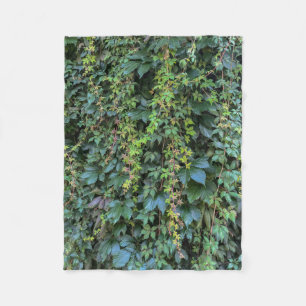 Serene Groene Ivy Wall Hanging Vines Plant Bladere Fleece Deken