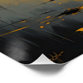 serene harbor at sunset perfect poster (Hoek)