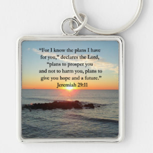 SERENE JEREMIAH 29:11 SUNRISE SLEUTELHANGER