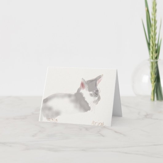 Serene Kat Kaart (Voorkant)