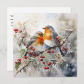 Serene Kerst Bliss Feestdagenkaart (Voorkant / Achterkant)