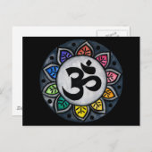 Serene kleur briefkaart (Voorkant / Achterkant)