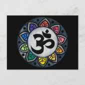 Serene kleur briefkaart (Voorkant)