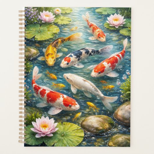 Serene Koi Fish Pond Planner  (Voorkant)