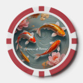 Serene Koi Haven Poker Chips (Voorkant)