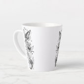 Serene Koi Pond Petite Mug Latte - 12 oz (Angle gauche)