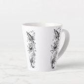 Serene Koi Pond Petite Mug Latte - 12 oz (Angle droit)