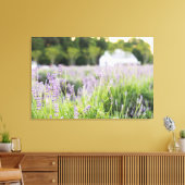 Serene Lavender Fields Canvas Afdruk (Insitu (Woonkamer))