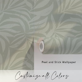 Serene Leaf Harmony Behang